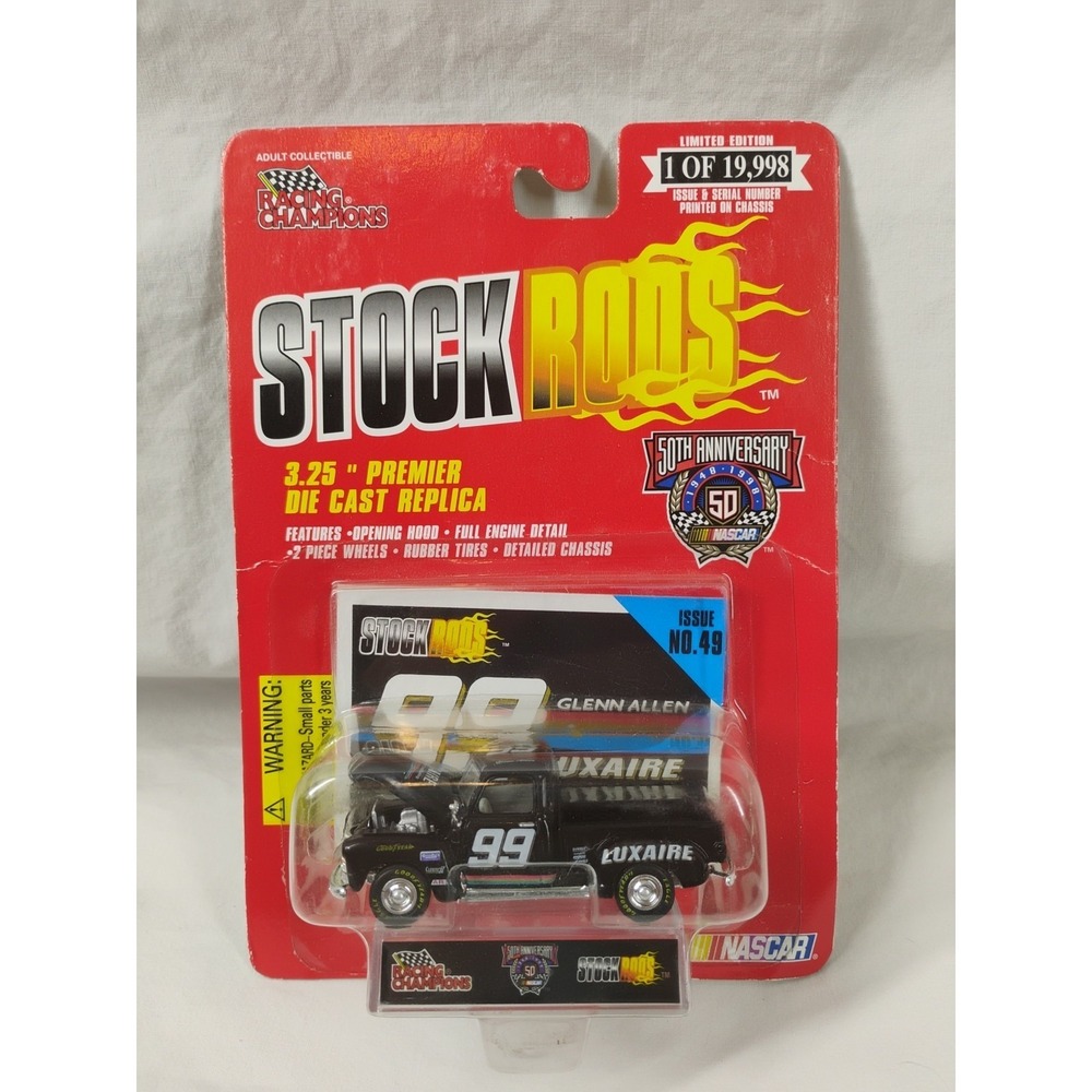 Racing Champions 1/64 Stock Rods #49,‎ Glenn Allen #99 Luxaire '51 Chevy Pickup